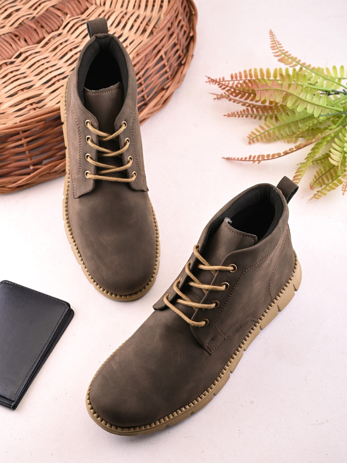 Image of Roadster Lightweight Comfortable Laceup Ankle Boots For Men Boots For Men