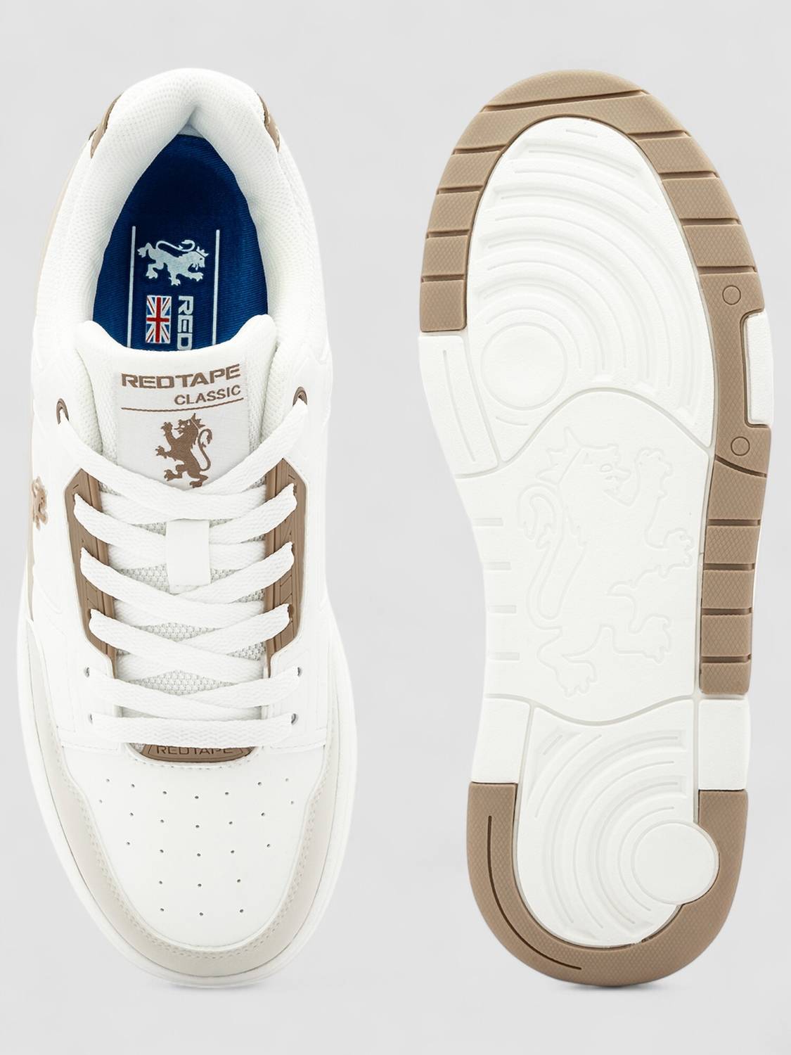RED TAPE Men's Red Lifestyle Sneakers - Image 5
