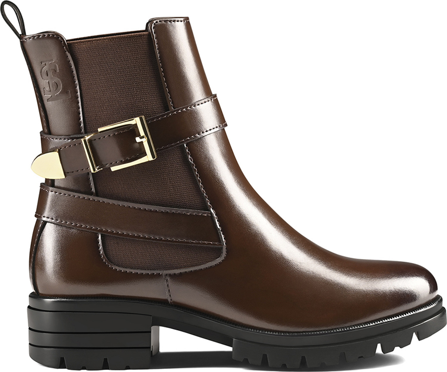 Image of LOUIS STITCH Espresso Brown High-Ankle Slip-On Long Boots for women, LSLD-CLBT-LBB Boots For Women (Brown, 6)