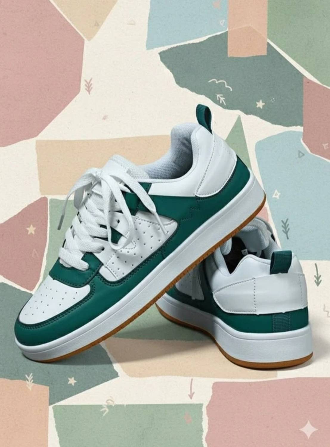 DOLLEXR Training & Gym Shoes For Men Green - Image 4