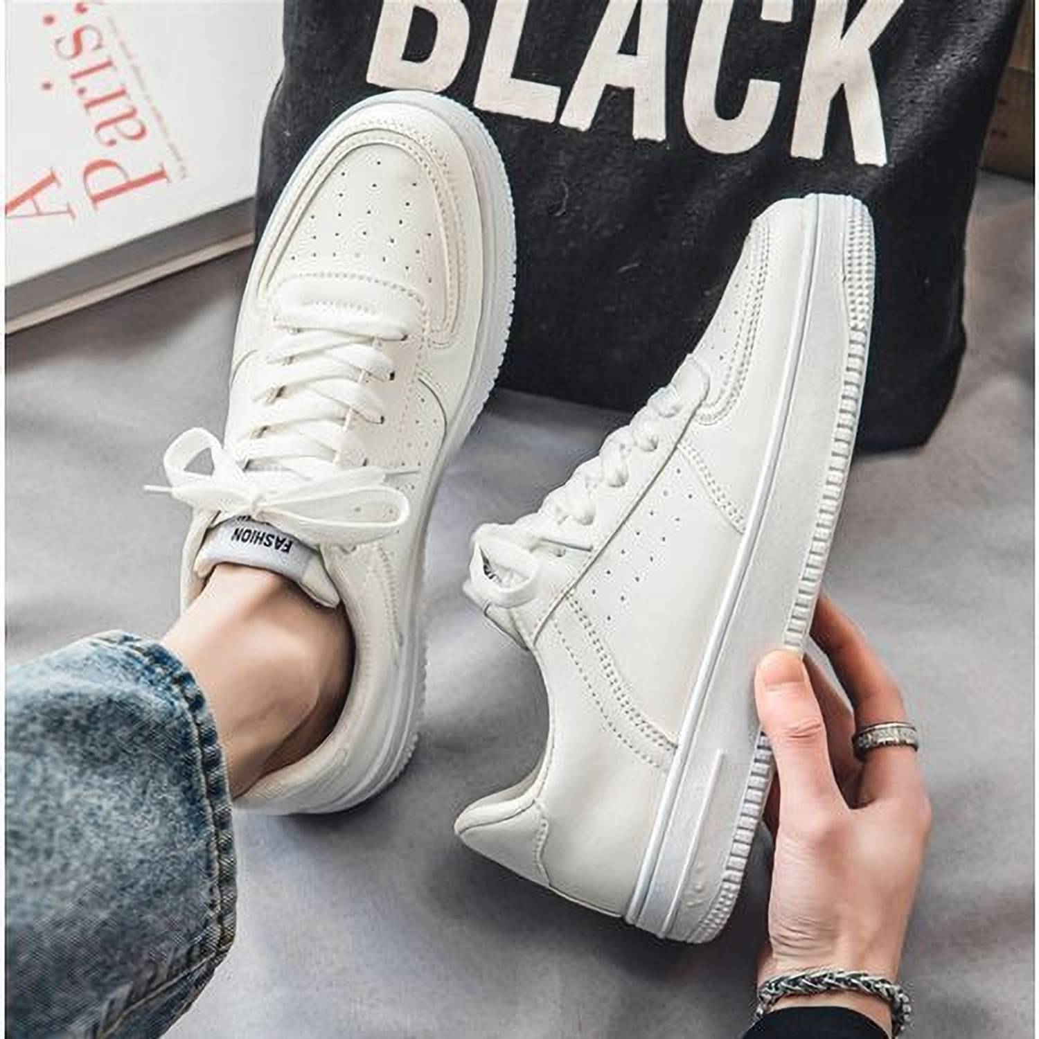 STEPHUB Men's White Sneakers - Image 2
