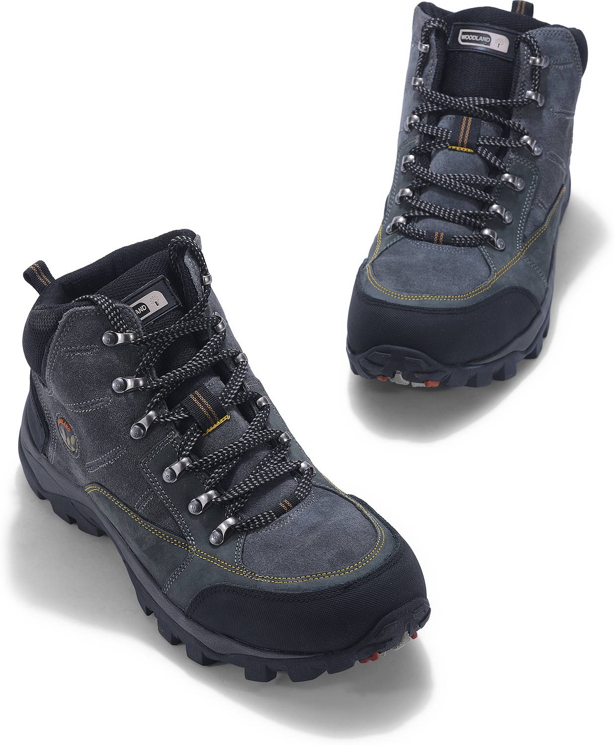 WOODLAND Outdoor Durable High Ankle Boots for Men - Image 2