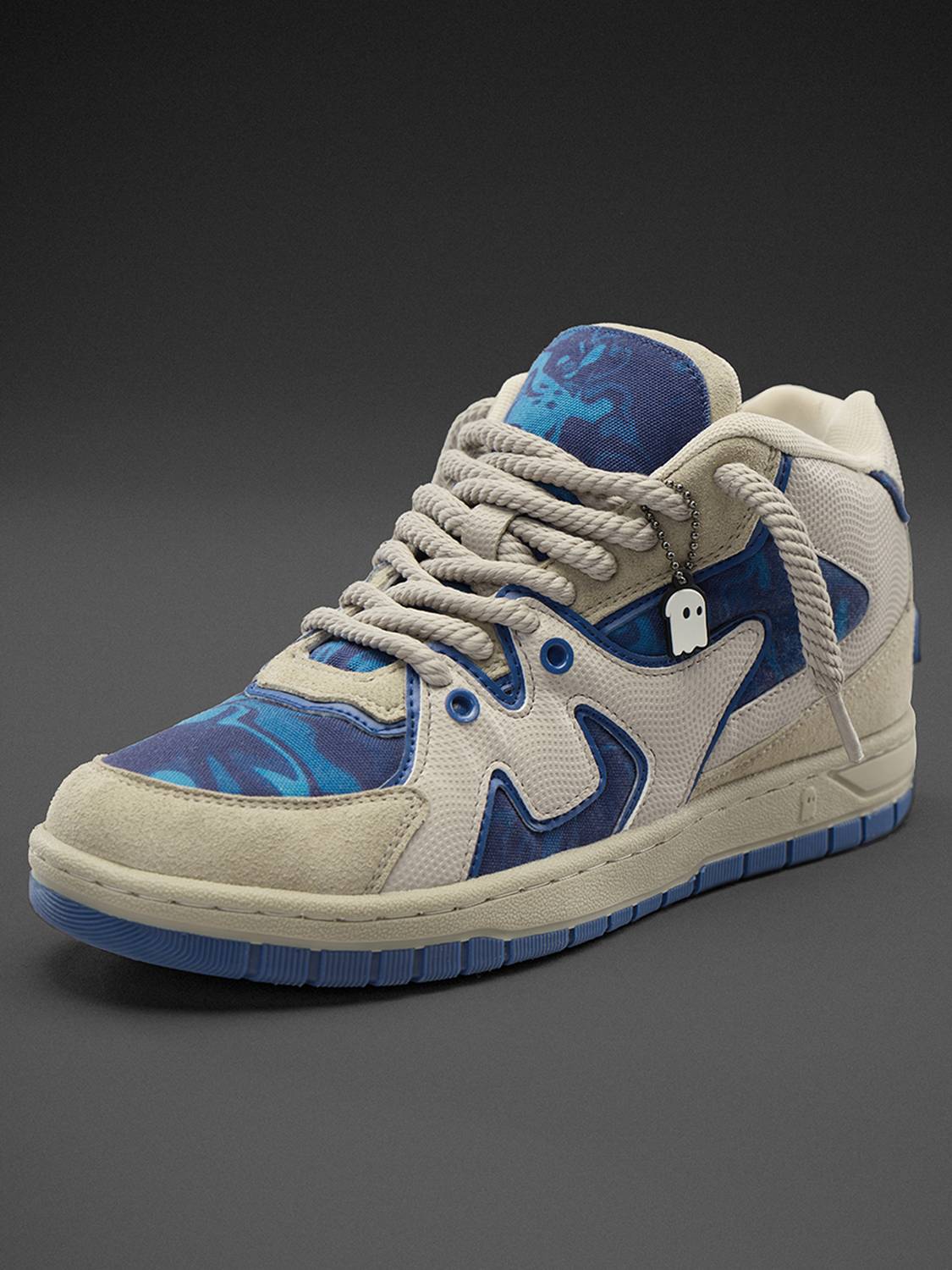The Souled Store Men Blue Sneakers - Image 5
