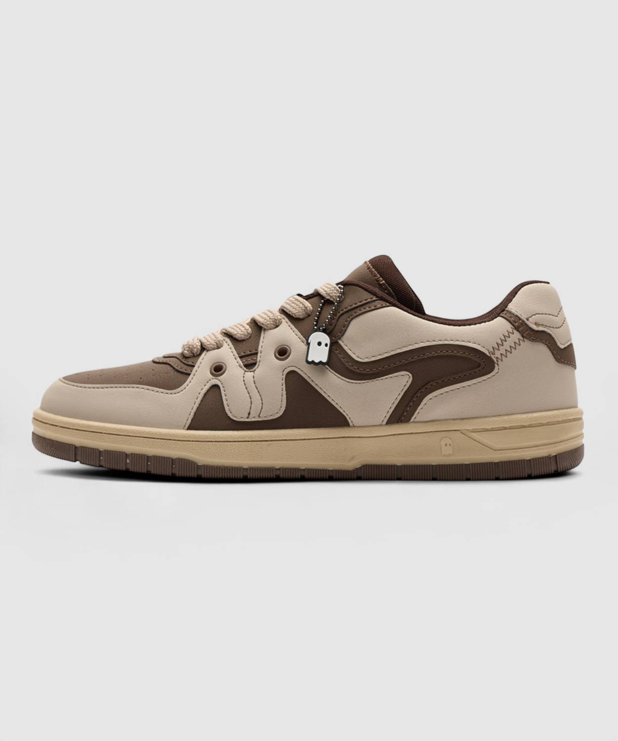 The Souled Store Urban Blaze Cappuccino Sneakers - Image 3