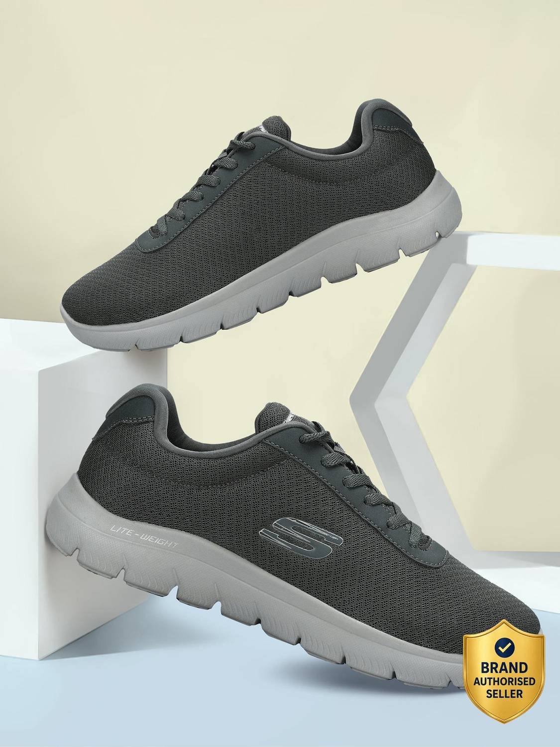 Skechers SUMMITS FIELD DAY Sneakers for Men, Gray