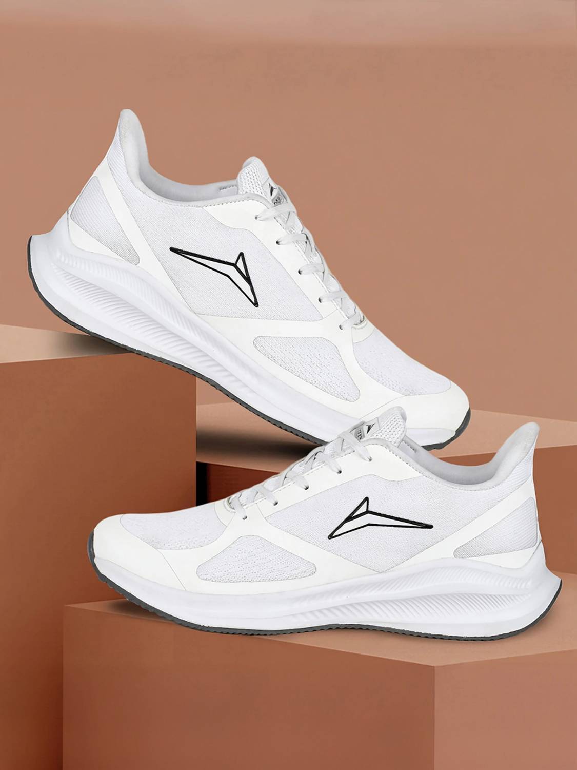 JQR GLOBAL PLUS Running Shoes For Men (White , 10)