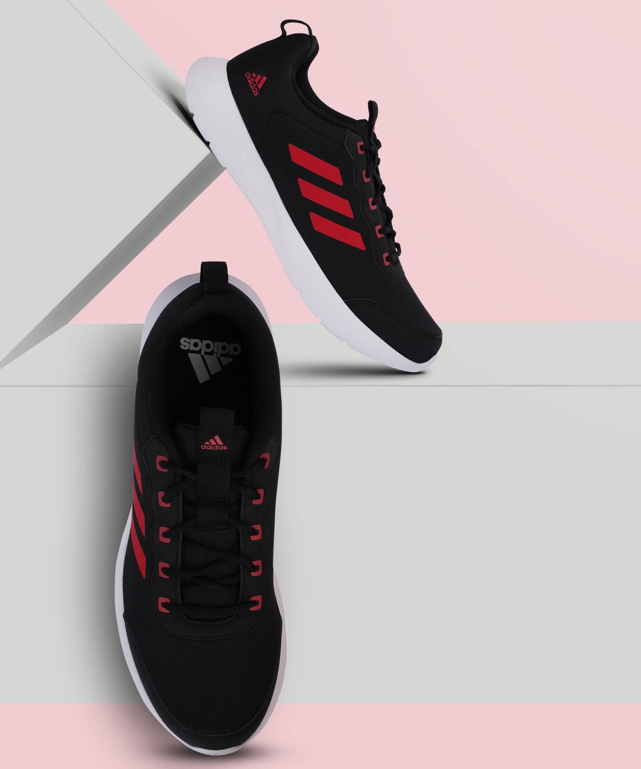 ADIDAS JAUNTZA Black Men's Running Shoes - Image 2