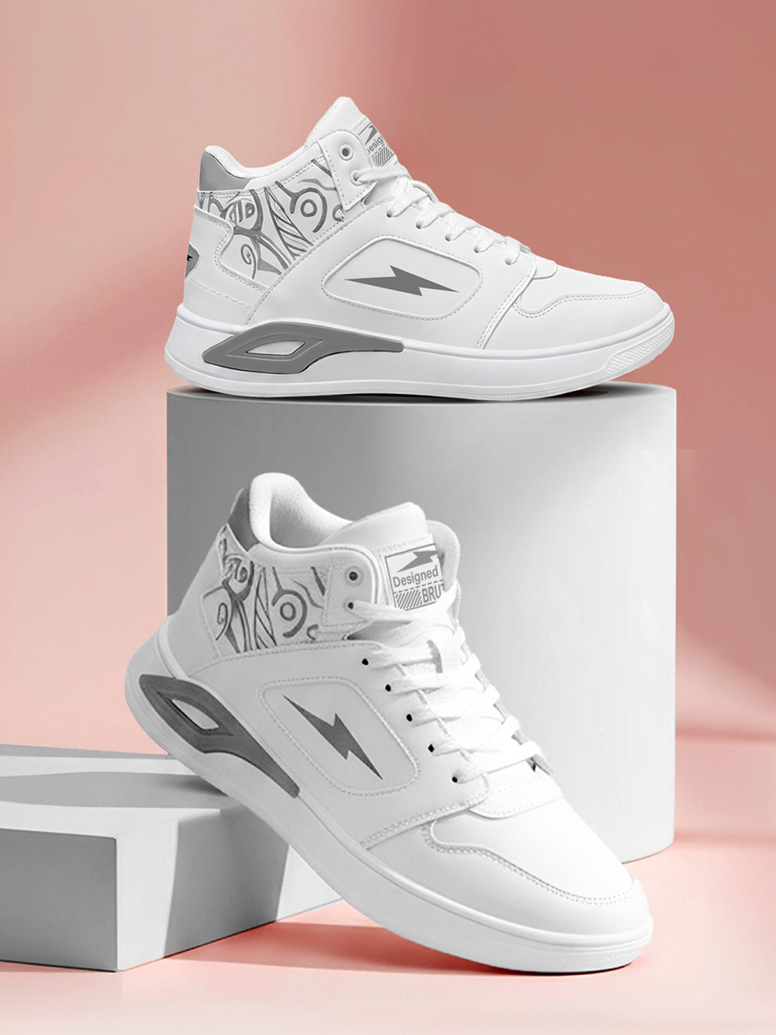 BRUTON Thunder Strike-219 Casual Shoes | Stylish shoes| High Tops For Men