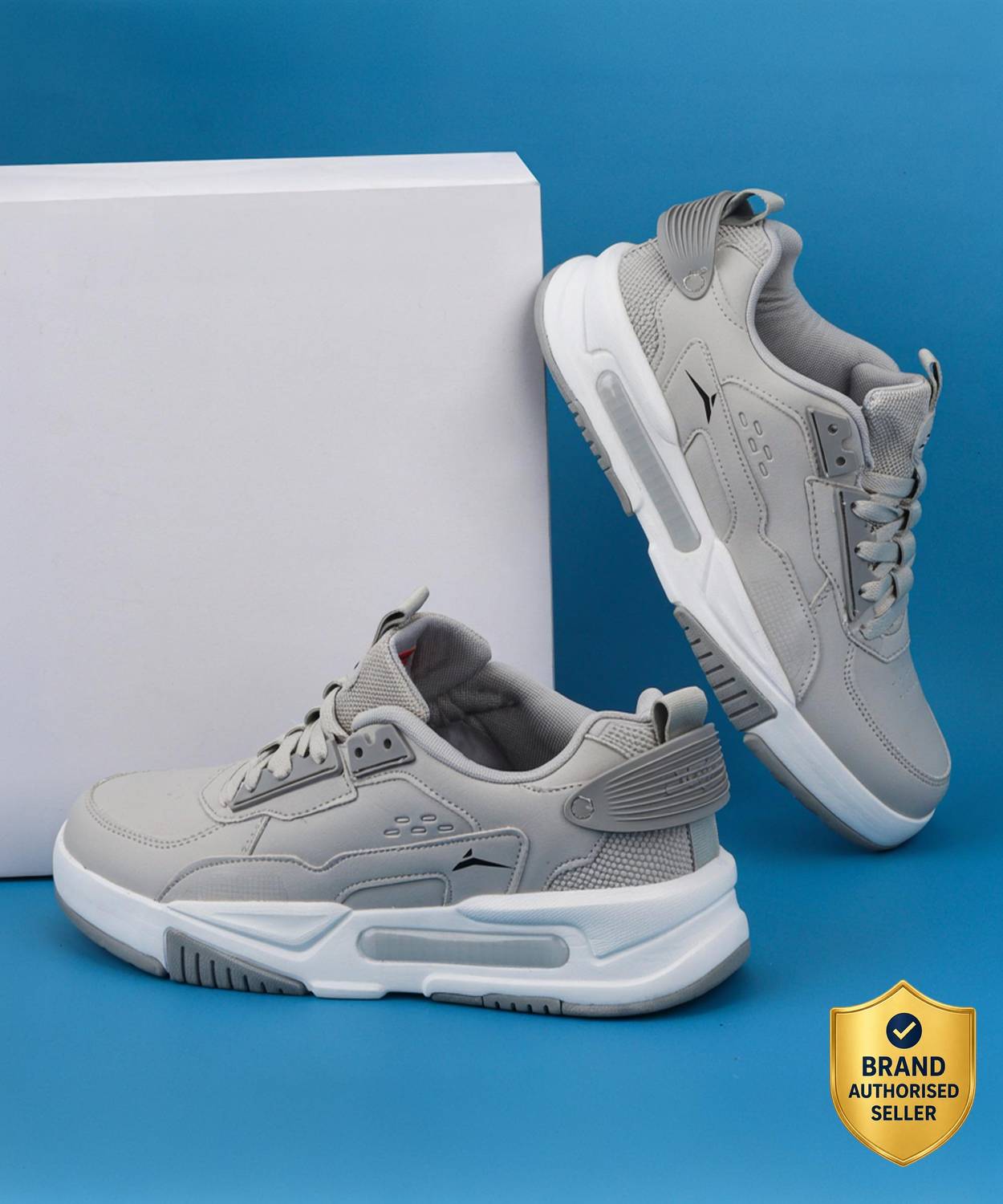 JQR SIGNATURE Sneakers for Men, Gray