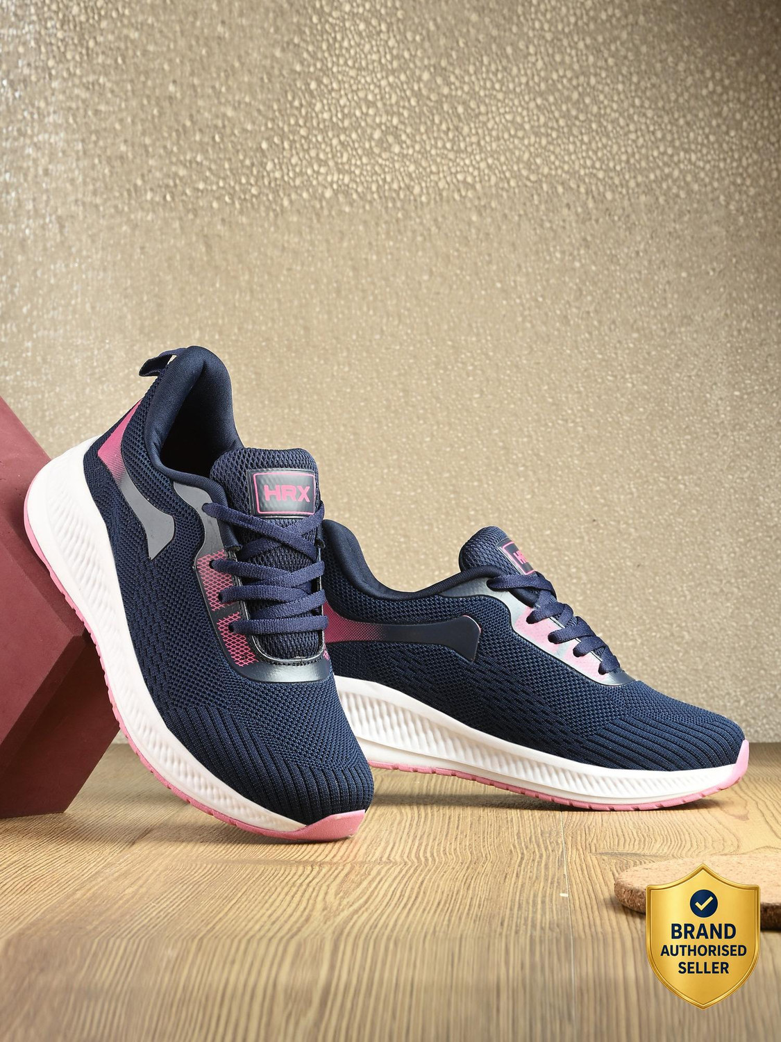 Image of HRX by Hrithik Roshan Blue Running Shoes For Women