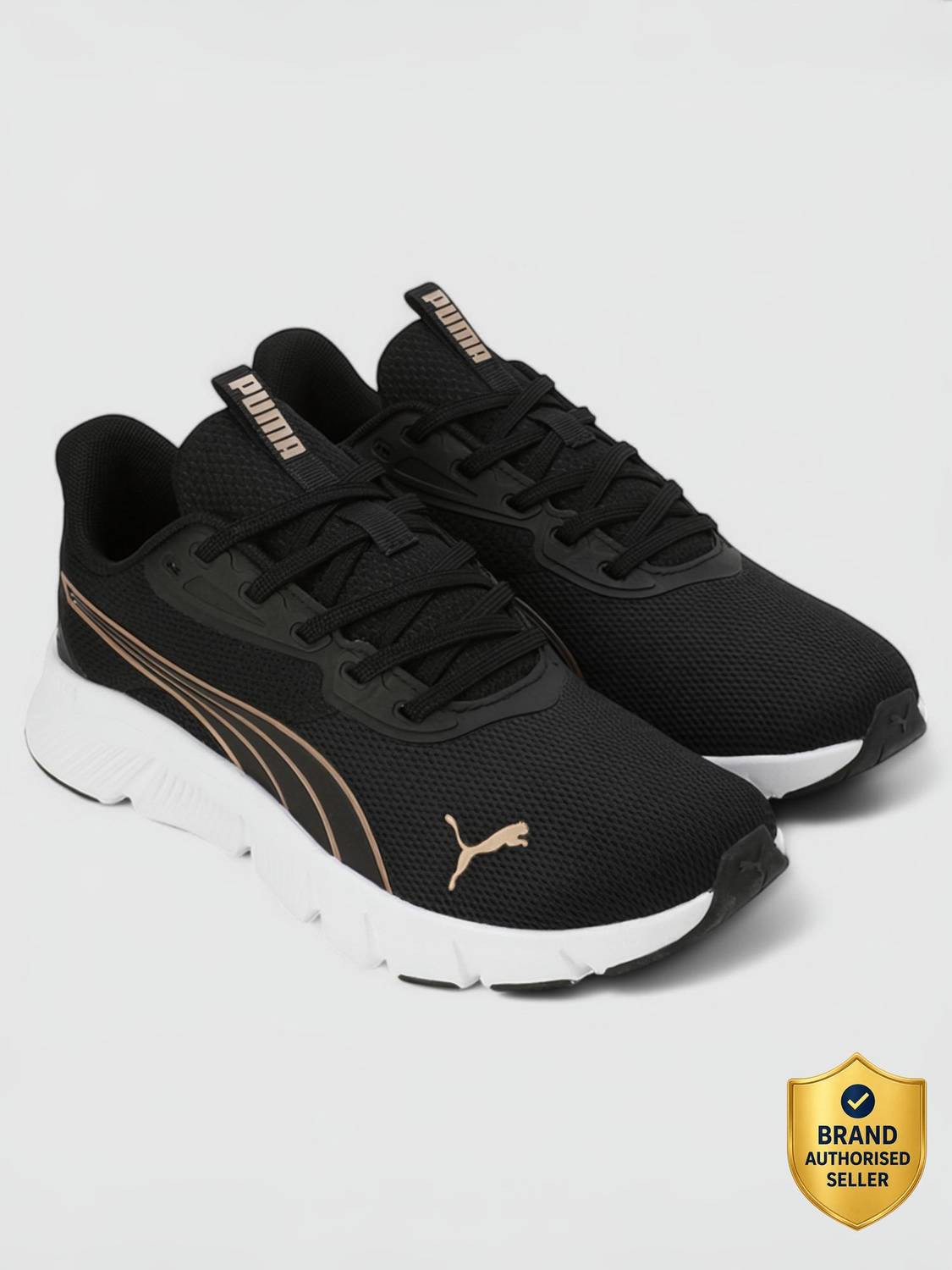PUMA FlexFocus Lite Running Shoes for Men (Black)