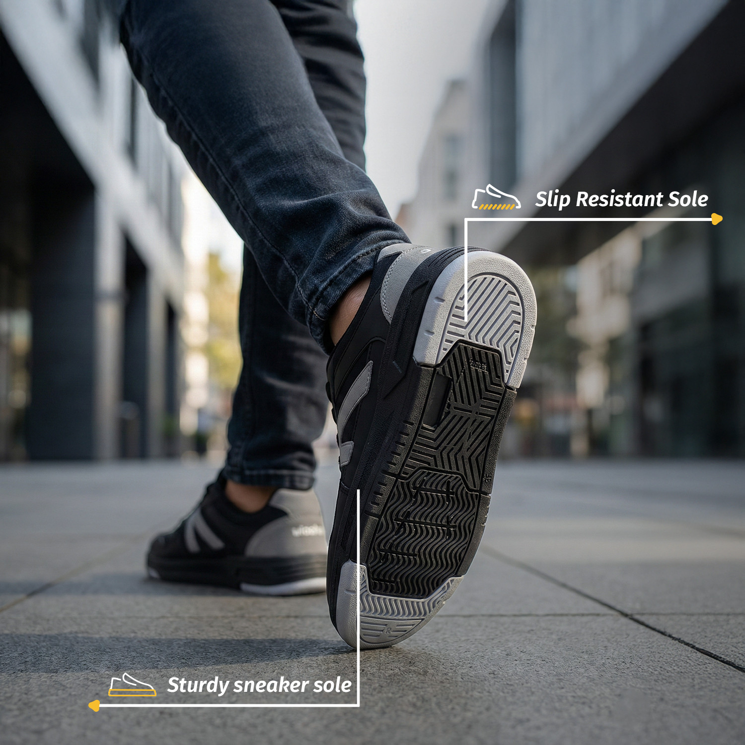 Image of yoho CAS 111 Soft Insole, Slip-Resistance|Casual Daily Wear & Travel Sneakers For Men