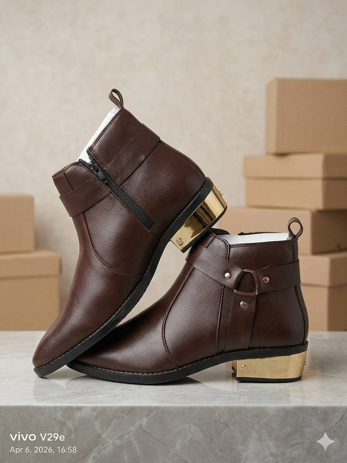 Zenvora Men's Premium Synthetic Chelsea Boots - Image 3