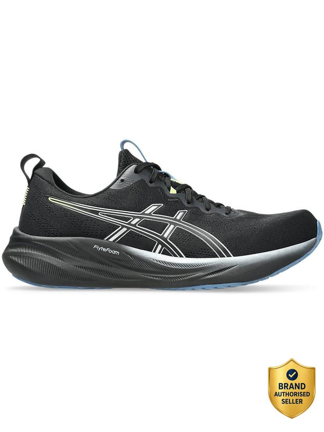 Asics GEL-PULSE 16 Black Men's Running Shoes - Image 1