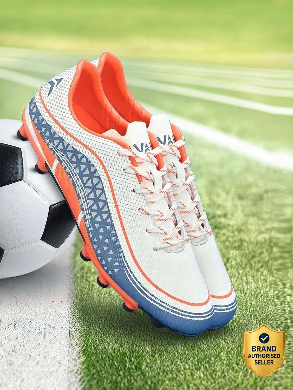 AVANT CruiseX Football Shoes - Cushioned Insoles, Rubber Studs, Anti Skid Football Shoes For Men