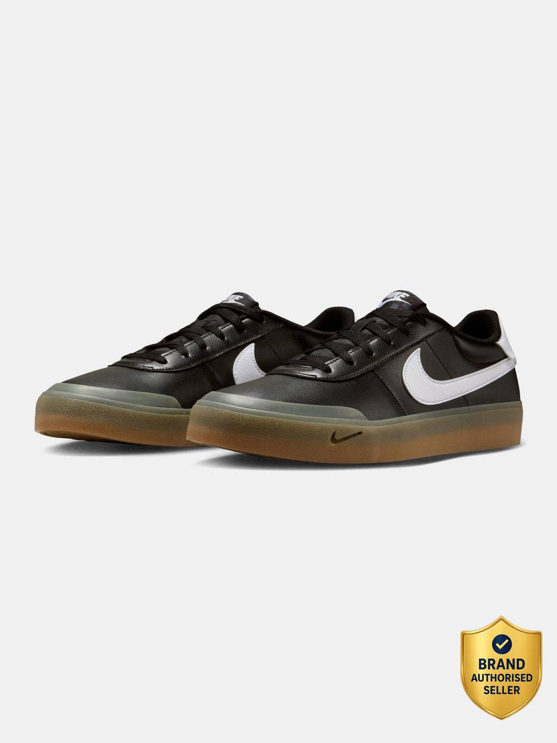 NIKE COURT SHOT Men's Black Sneakers - Image 1