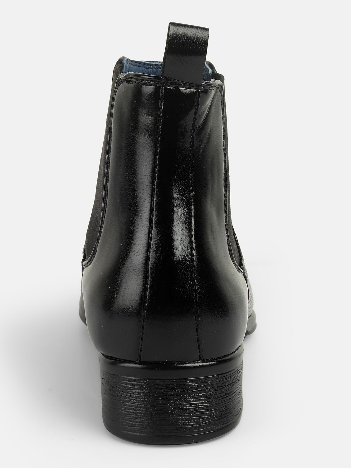 Image of MOCHI Men's Black Slip On closure Boots with Flat sole Casuals For Men