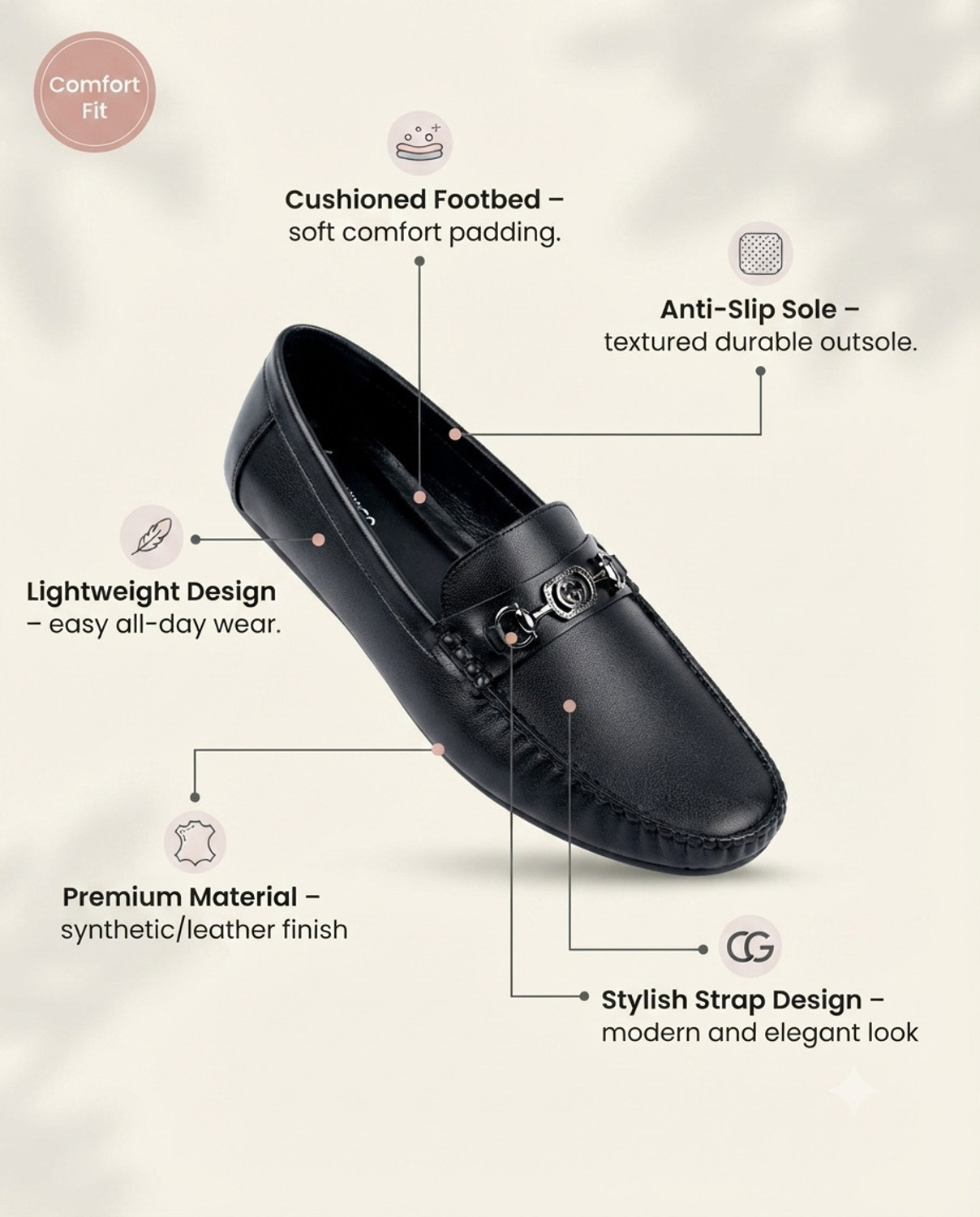 Image of BRANDIGO WalkPro Loafers For Men