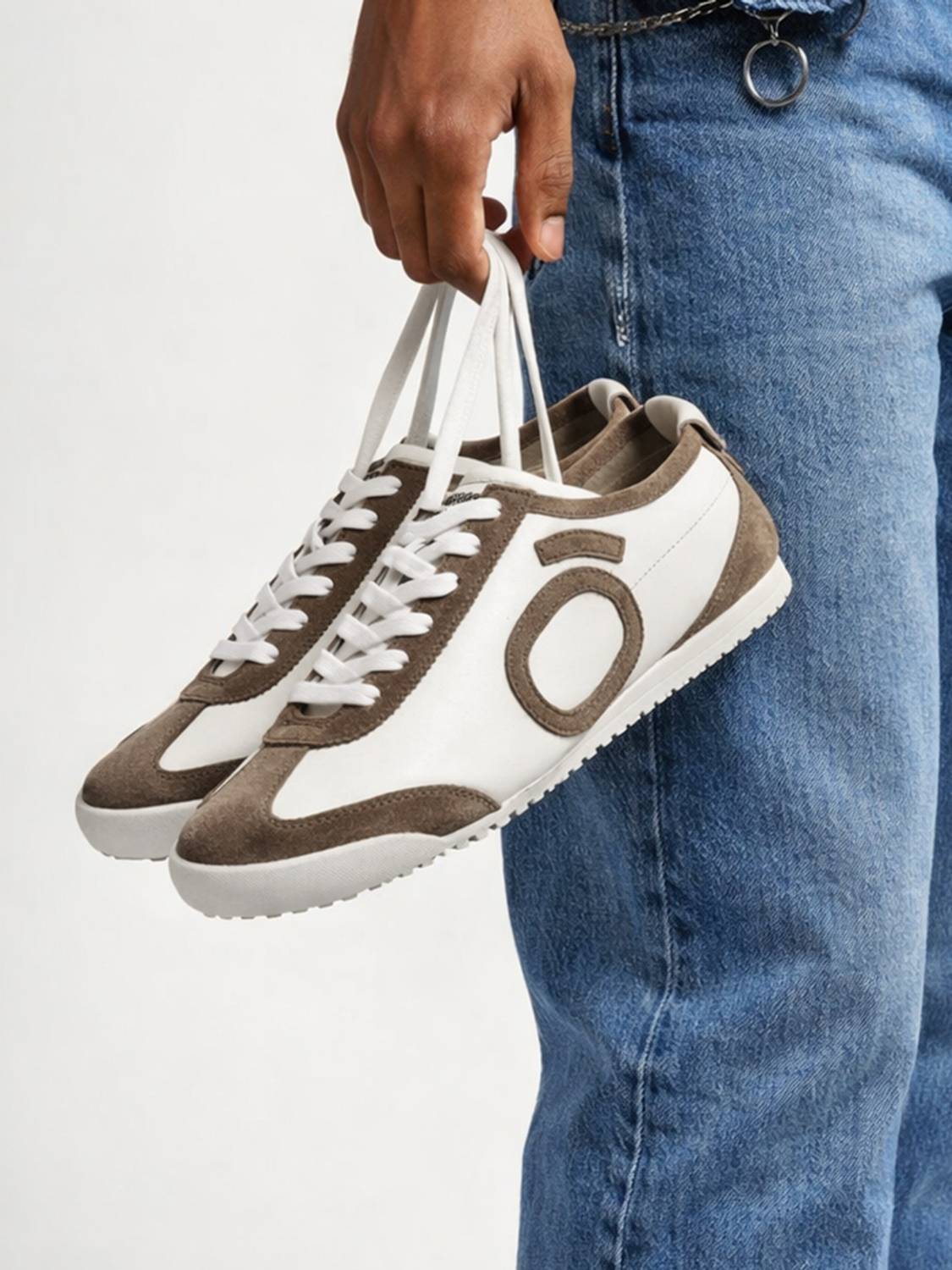 BEWAKOOF Dune Halo Series Suede Leather Sneakers