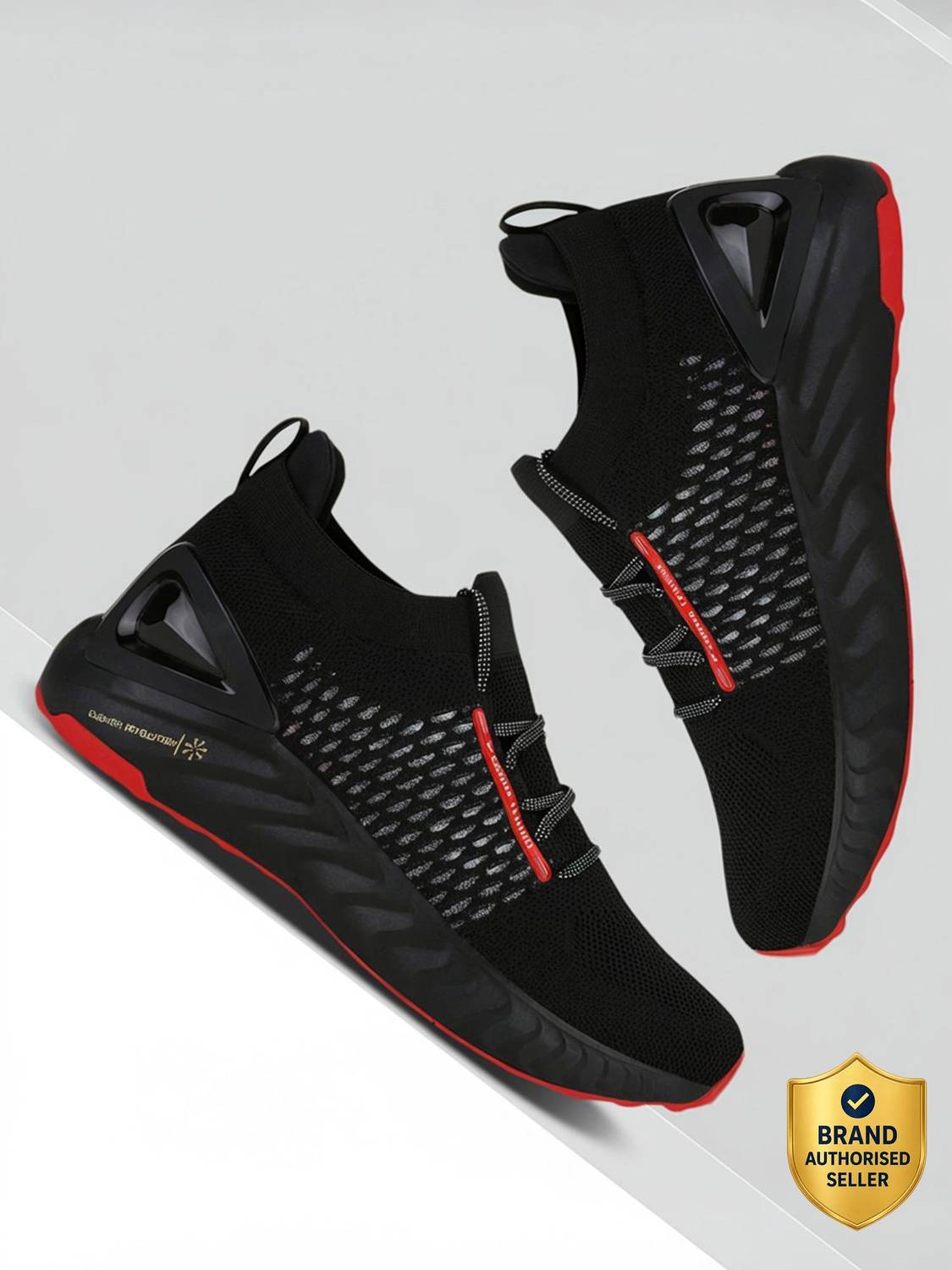 CAMPUS STREET-RUN Men's Black Running Shoes - Image 1