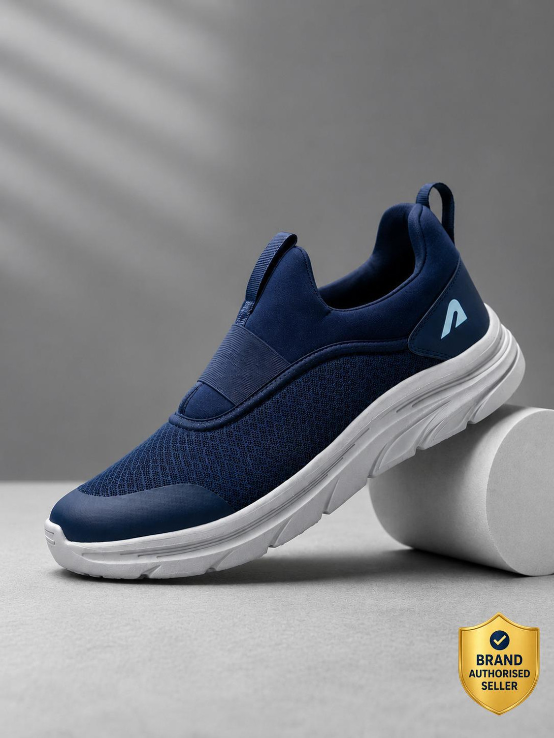 Image of BOLDFIT Walking Shoes for Men Slip On Cushion Without Laces Jogging Regular Wear Slip On Sneakers For Men