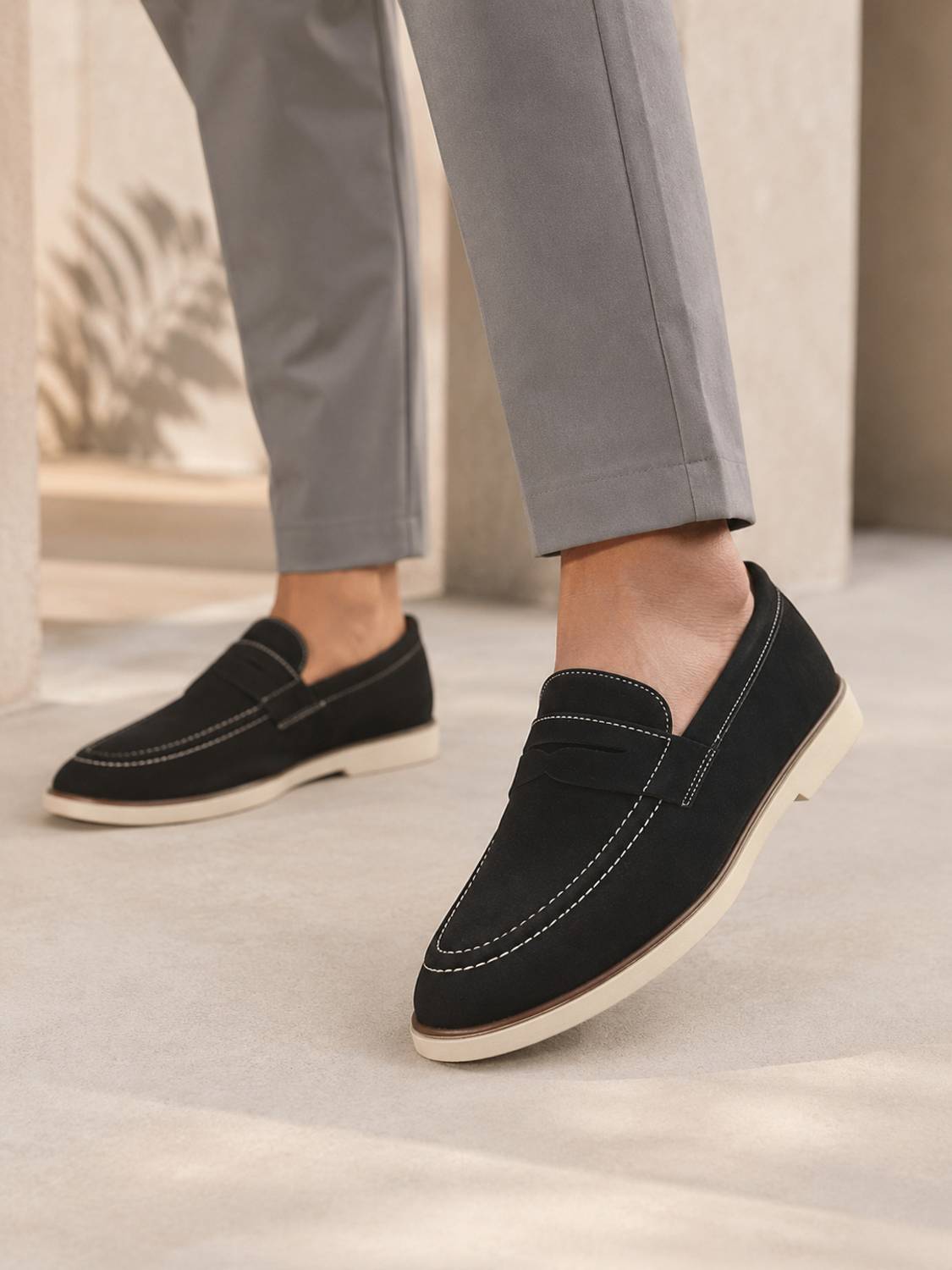 Roadster Men Black Classic Penny Loafers - Image 2