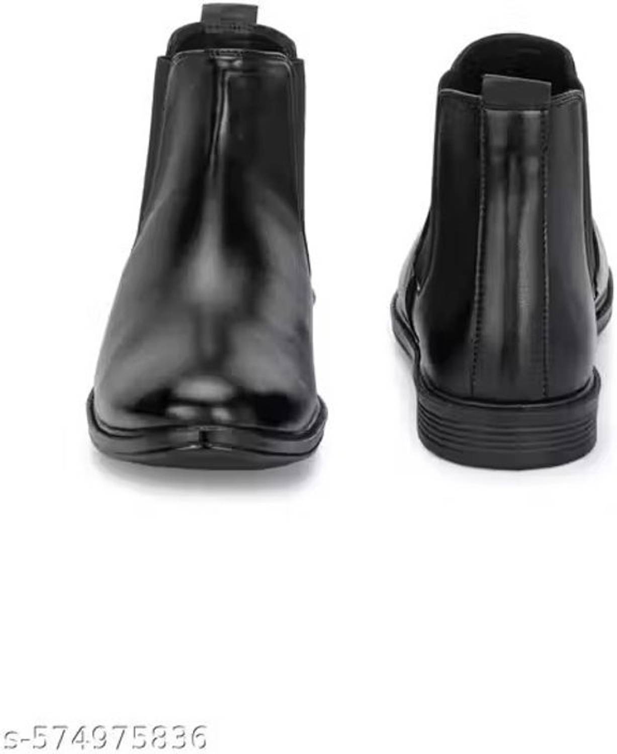 TRM Men's Black Boots - Image 4