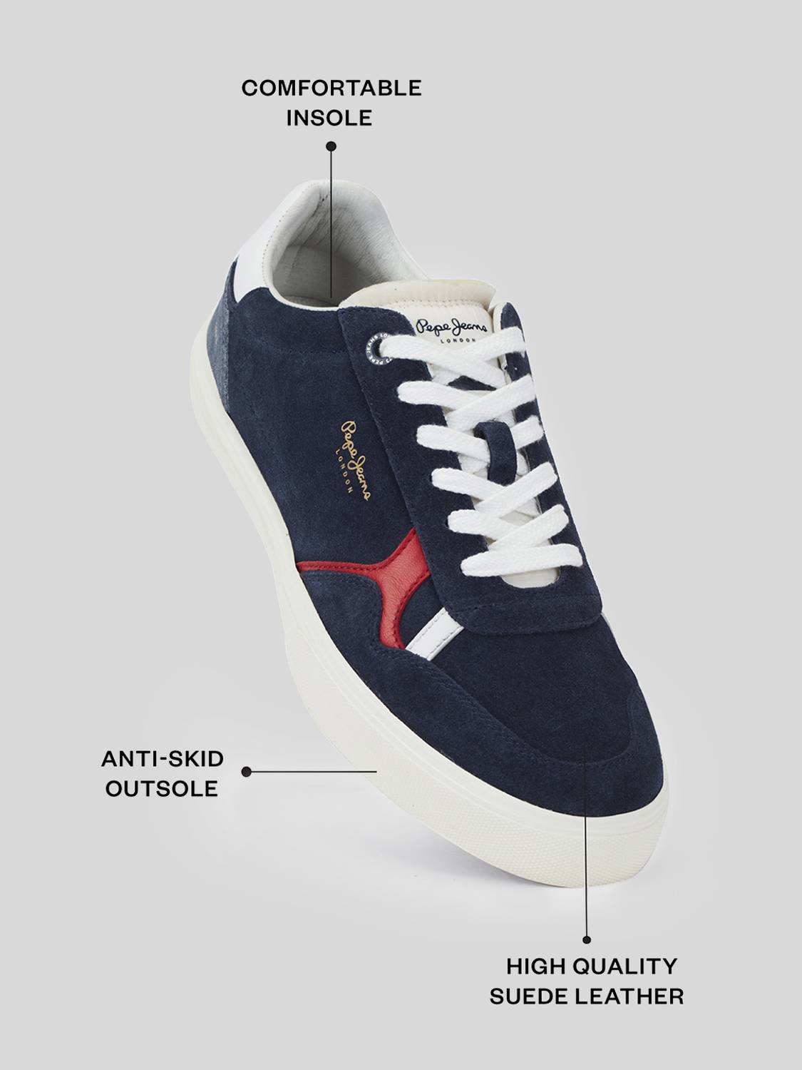 Pepe Jeans Blue Sneakers for Men - Image 2