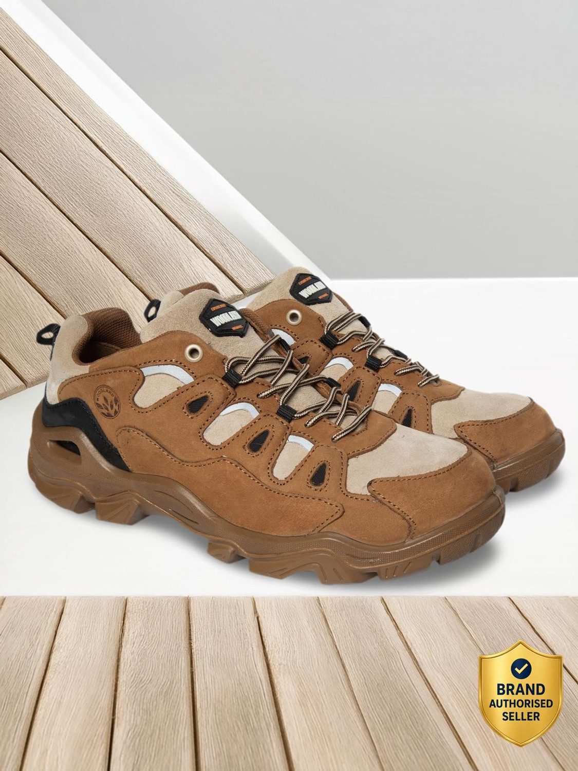 WOODLAND Lace Up Lightweight Breathable Comfortable Daily Use Casuals For Men