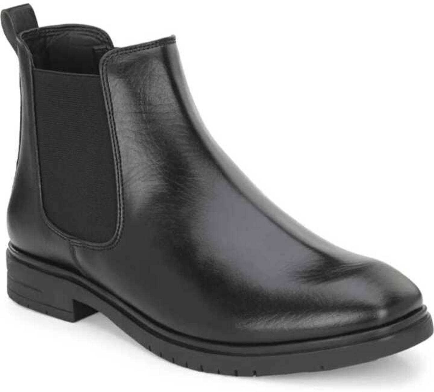RAVDI Men Black Boots - Image 4