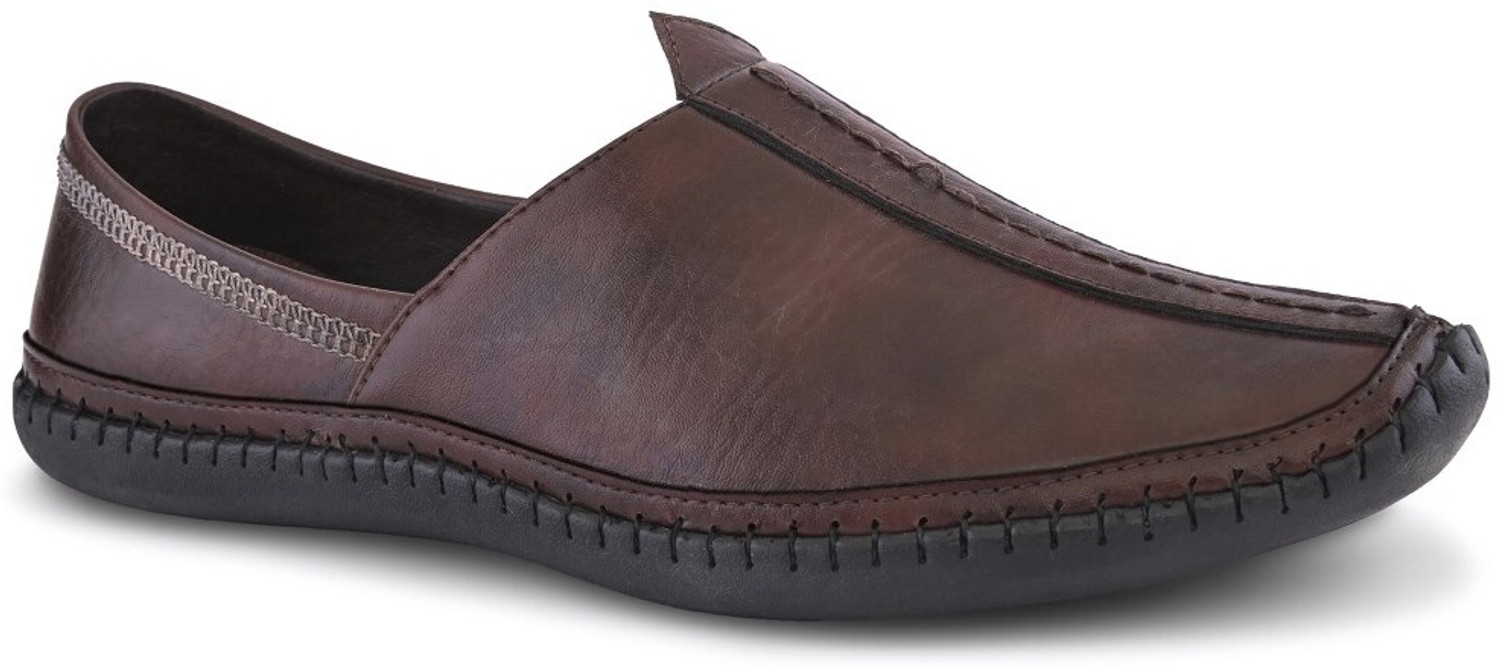 Image of Roadster Comfortable & Lightweight Leatherite Slipon Mojari Loafers For Men