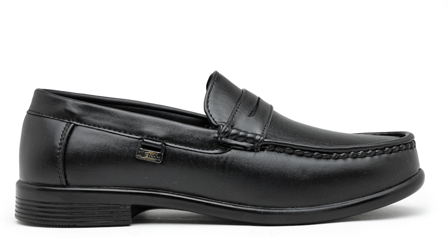Image of action Dotcom DP-12 Microfiber Classy Trendy Comfortable lightweight Formal Slip-On Loafers For Men