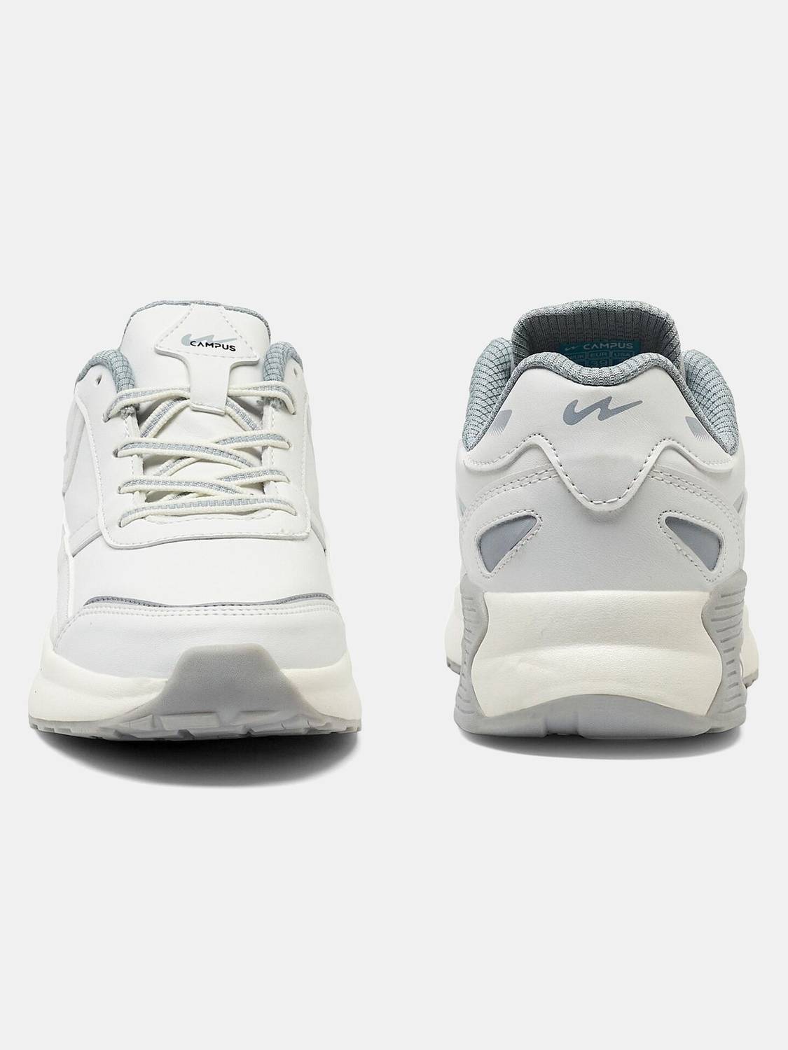 CAMPUS BYTE Women White Sneakers - Image 3