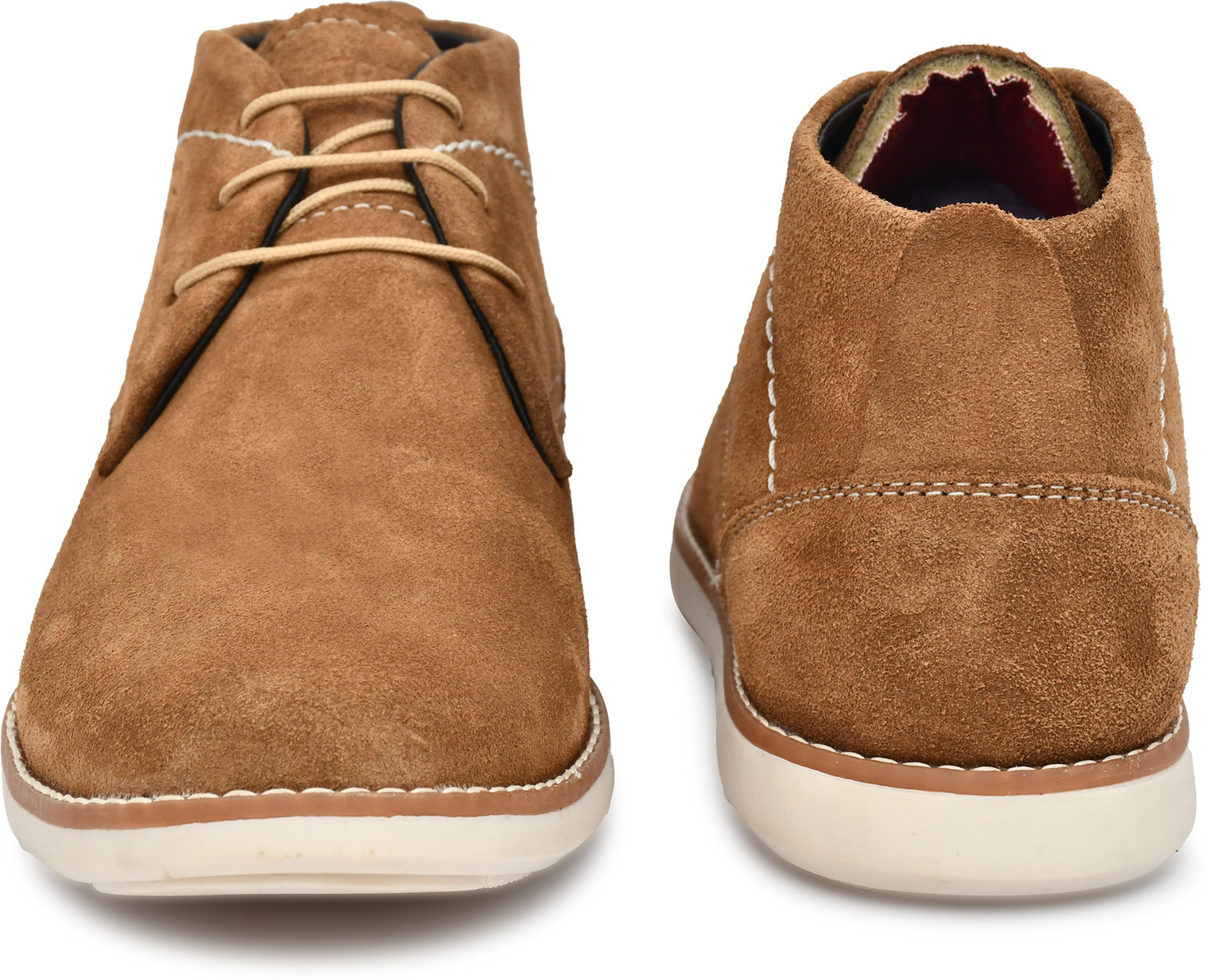 Image of G L Trend Genuine Real Suede Leather Casual Ankle Boot Outdoor Lace-up Shoe Boots For Men