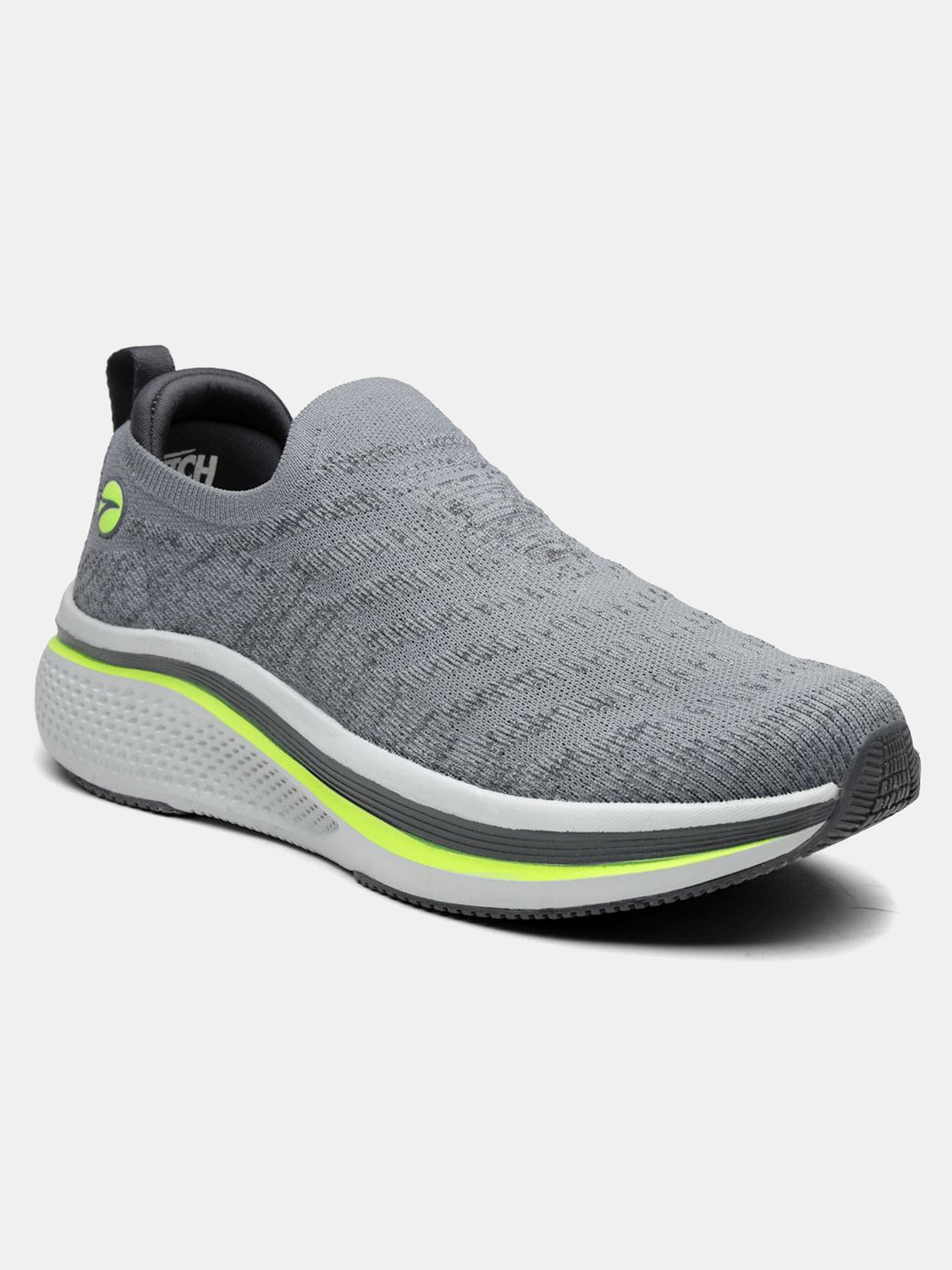Image of action Athleo WALKER-1003 Comfortable Lightweight Breathable Durable Sports Slip On Running Shoes For Men