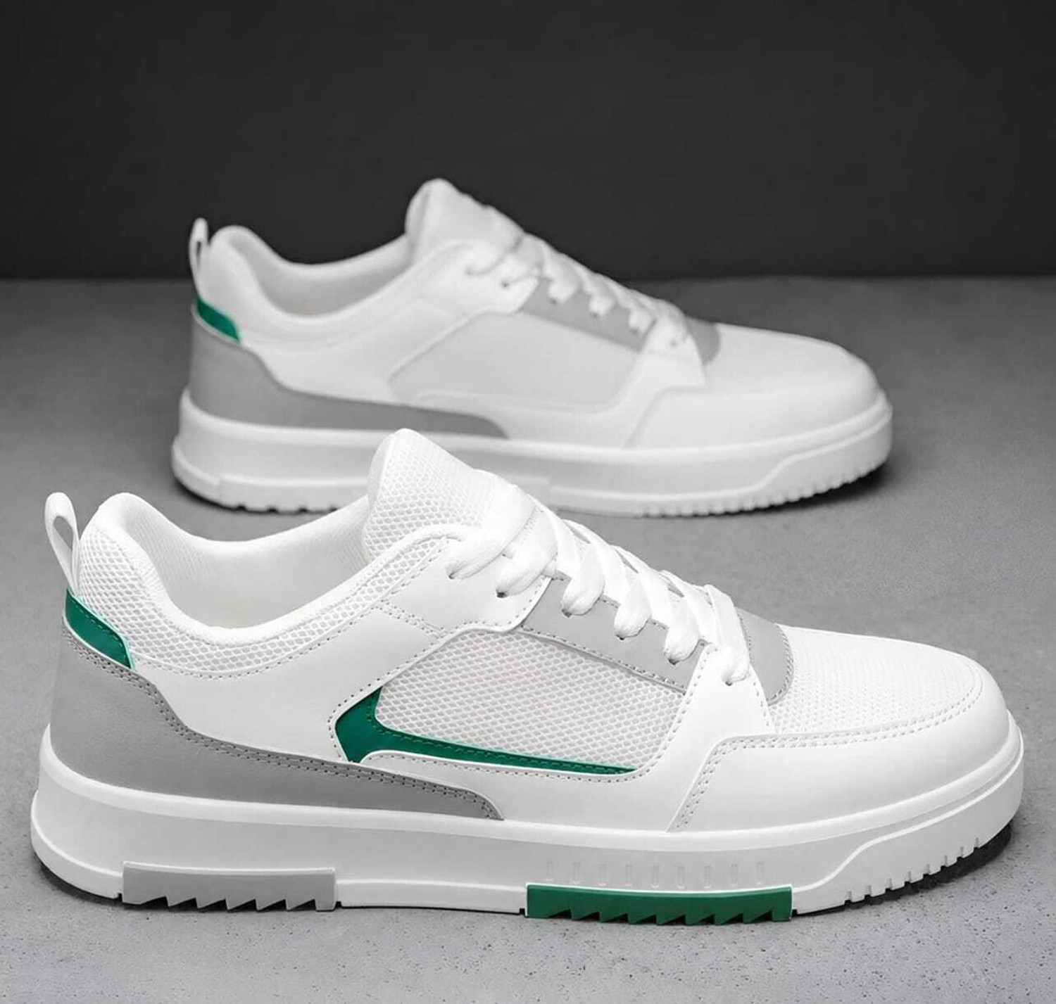 Image of METIOR White Stylish Casual Shoes Sneakers For Men