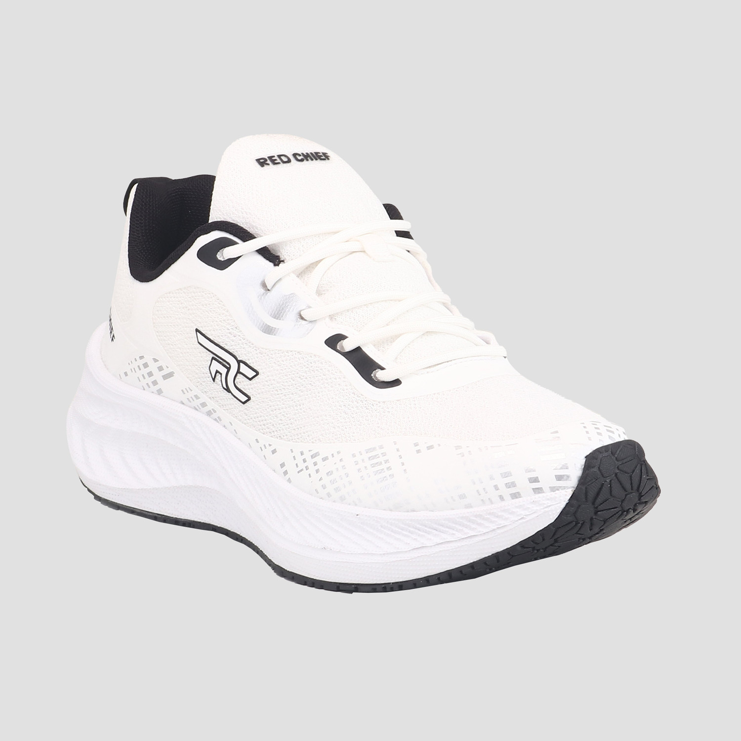 Image of RED CHIEF SonicPulse Running Shoes For Men (White, 7)