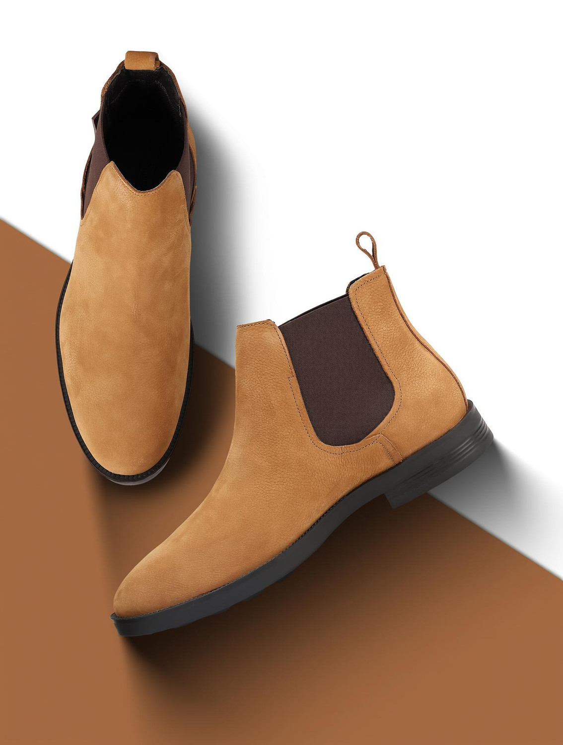 Image of WOODLAND Outdoor Durable Comfortable Everyday High Ankle Boots For Men