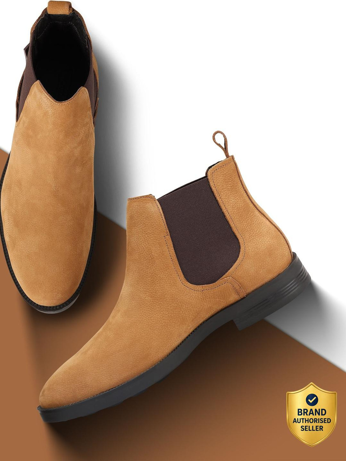 Image of WOODLAND Outdoor Durable Comfortable Everyday High Ankle Boots For Men