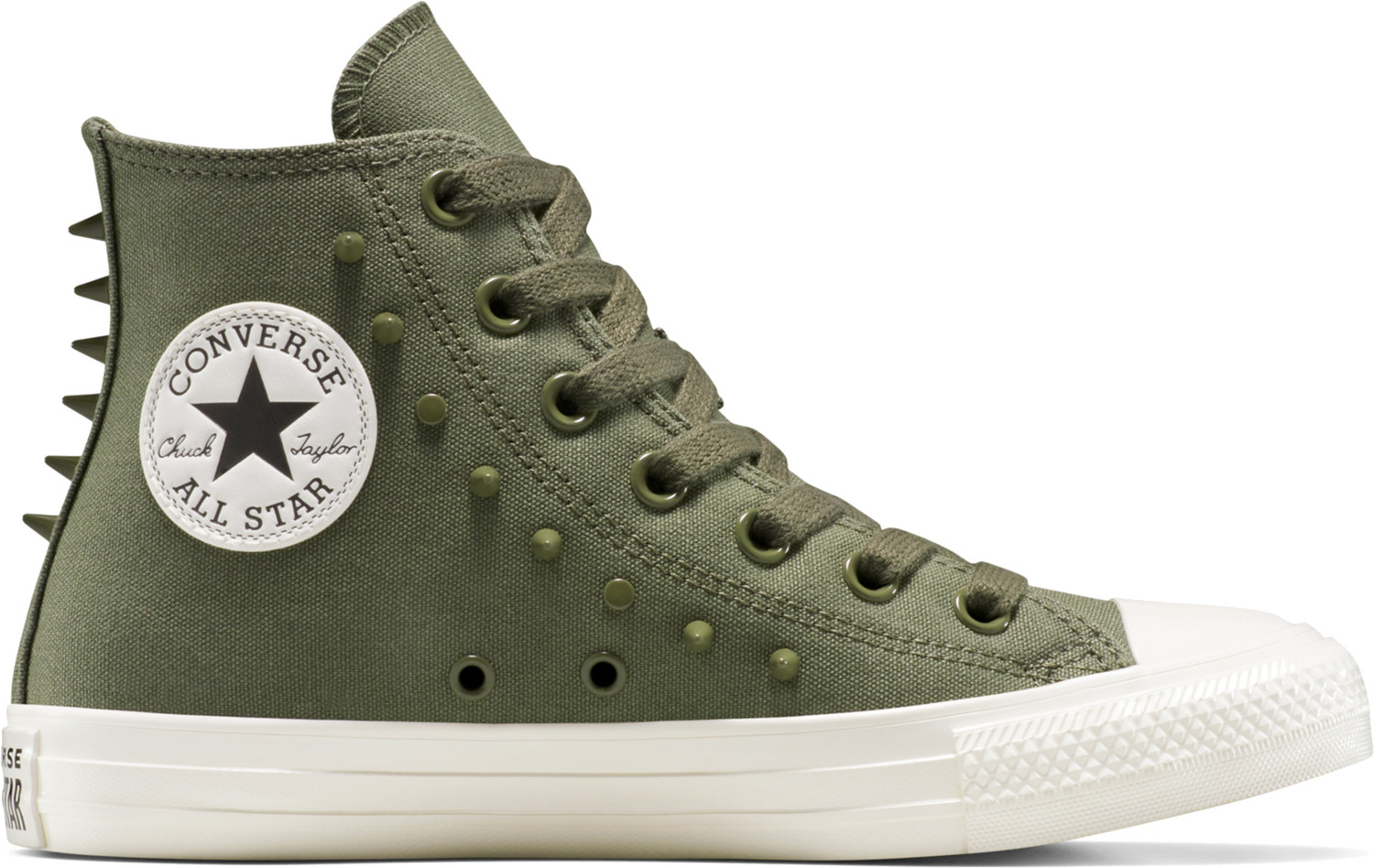 Image of Converse Chuck Taylor All Star Spikes High Top Canvas Sneakers For Men