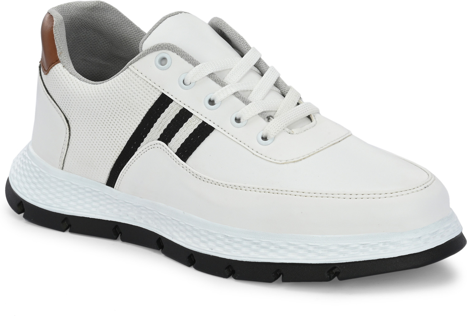 Image of Roadster Men White Running Casual Training Sports Shoes Running Shoes For Men (White, 8)