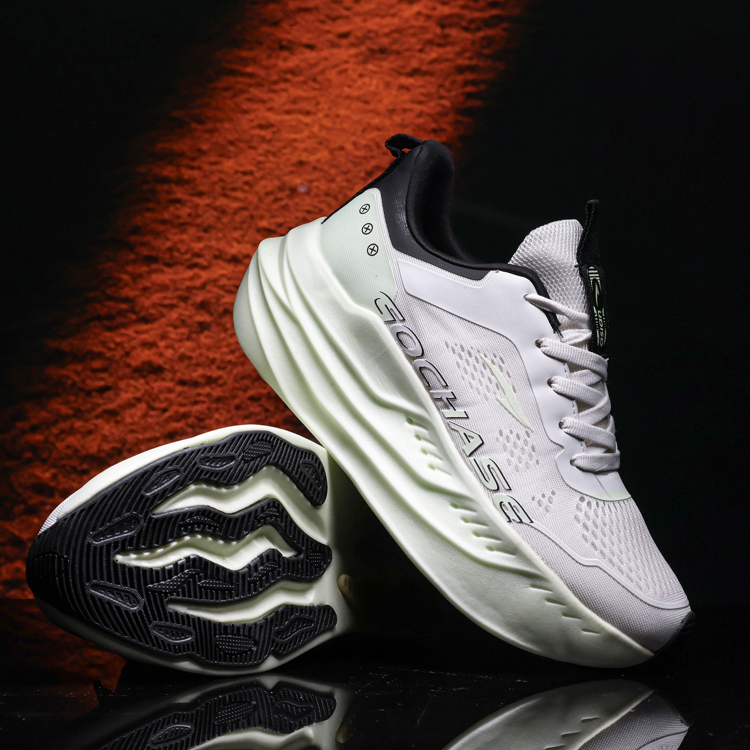 Image of asian Aerofoam-01 Men's Running Shoes with Mesh Upper and Energy Return Sole Running Shoes For Men