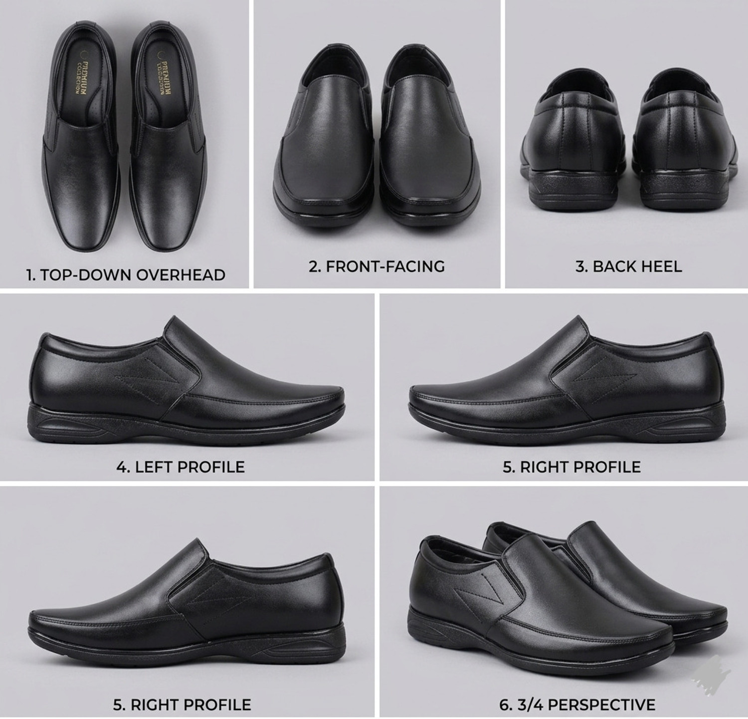 Image of Clutch Stylish Formal Slip-On Shoes for Men Party Wear Loafers Slip On For Men (Black, 9)