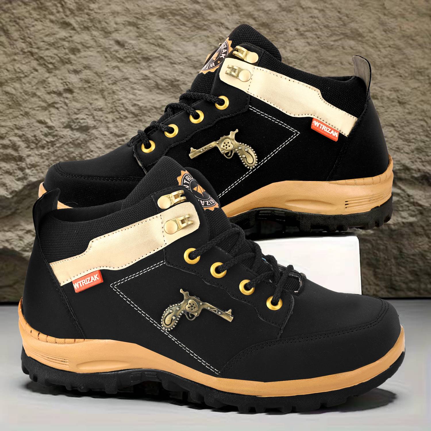 WTRIZAK Bandook High Ankle Casual & Trekking Boots - Image 2