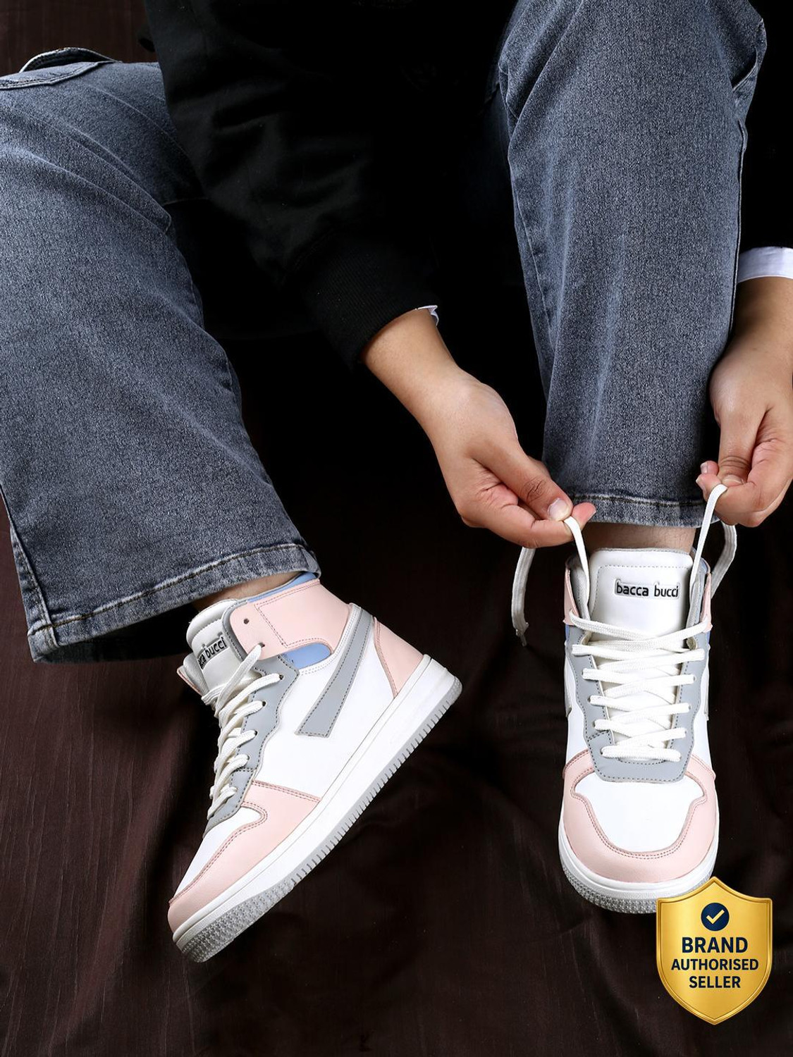 Image of bacca bucci femme high-top harmony sneakers High Tops For Men