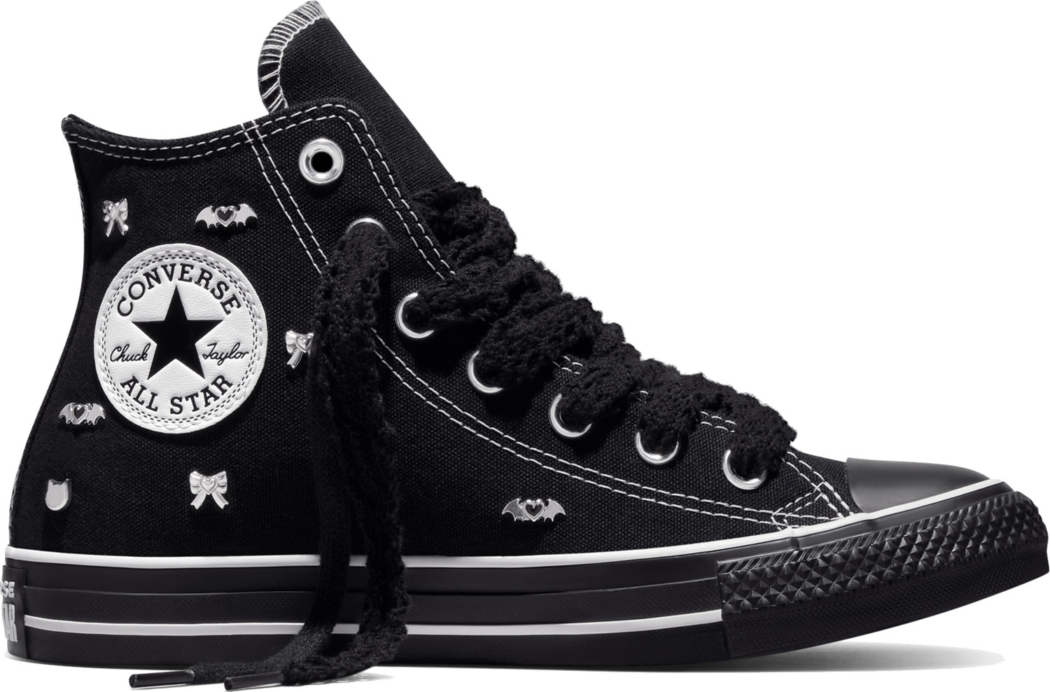Image of Converse Unisex Chuck Tayl All Star High Top Sneaker Sneakers For Unisex (Black, 5)
