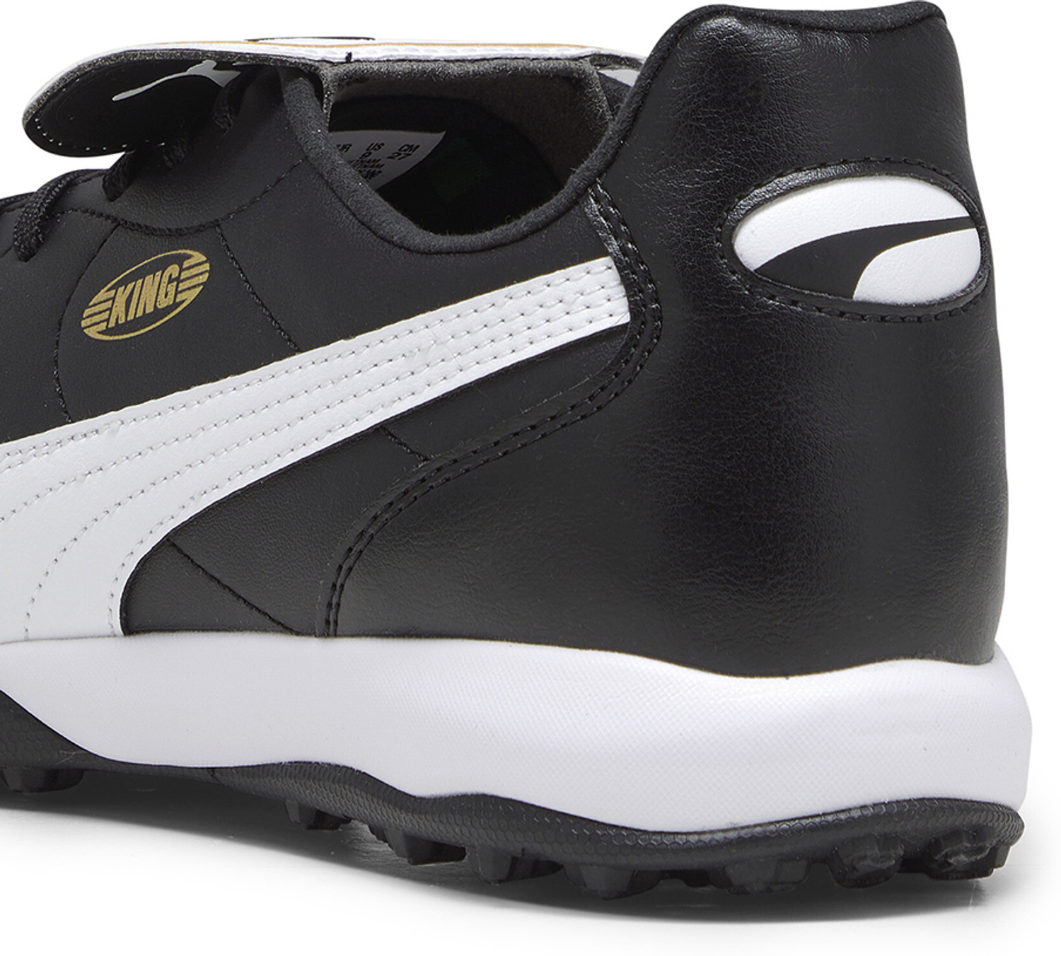 Image of PUMA KING TOP TT Football Shoes For Men (Black, 9)