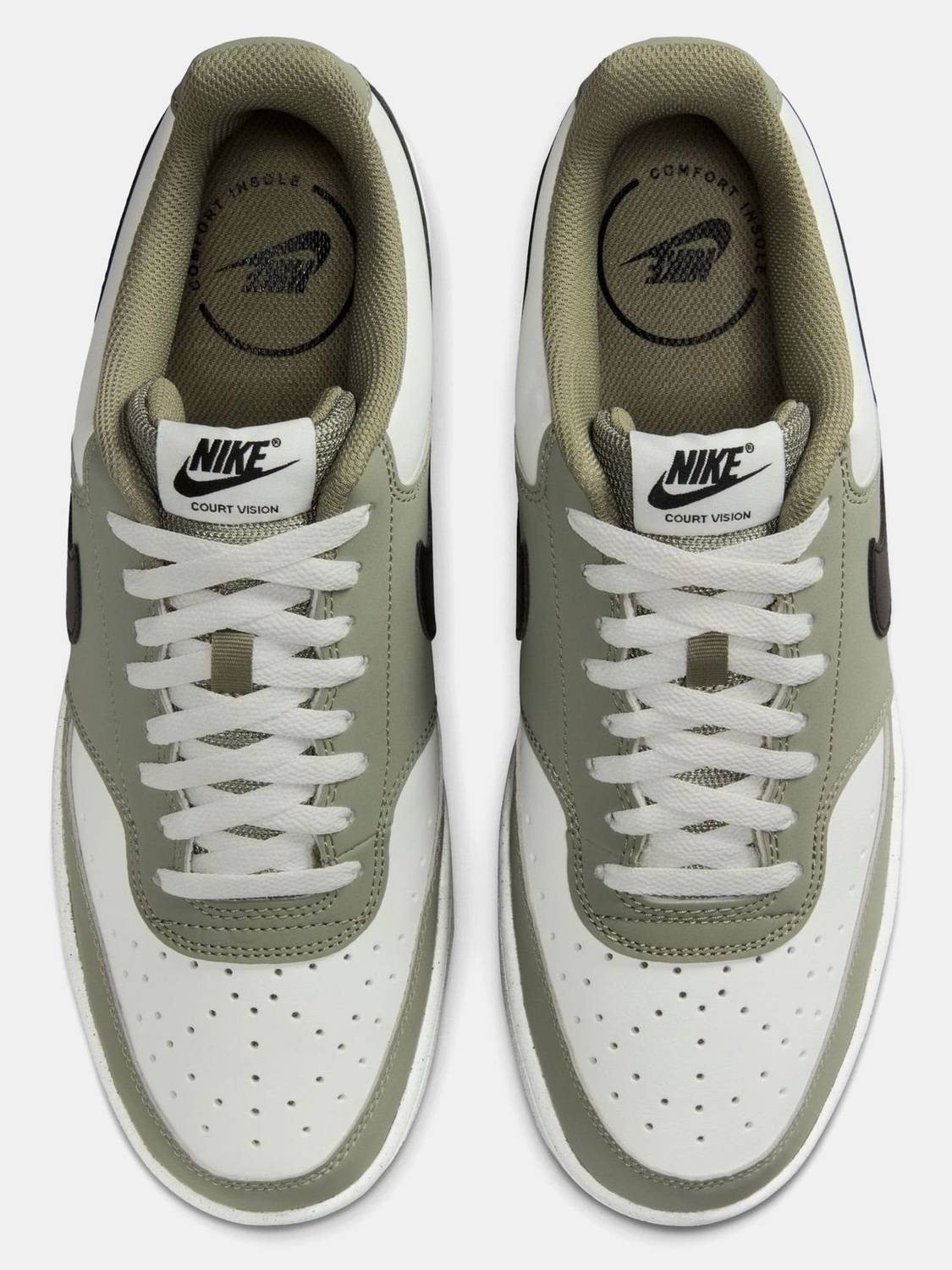 Nike Court Vision Lo P NBK Basketball Shoes Men White - Image 5