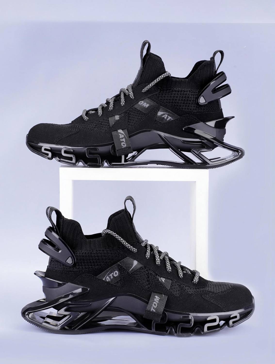 ATOM Spring Edge Alpha 2, Stylish, Comfortable and Breathable, Daily-Wear Lace-Up Sneakers For Men