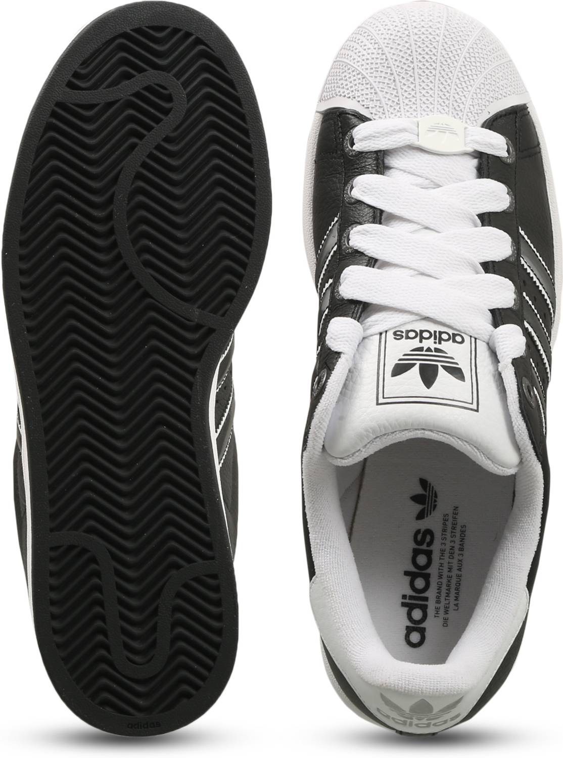 Adidas Originals Superstar II Black Unisex Sneakers - Image 4